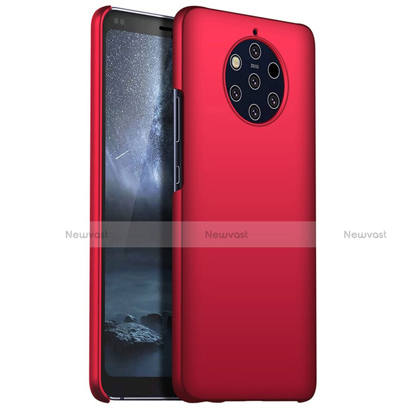 Hard Rigid Plastic Matte Finish Case Back Cover M01 for Nokia 9 PureView Red