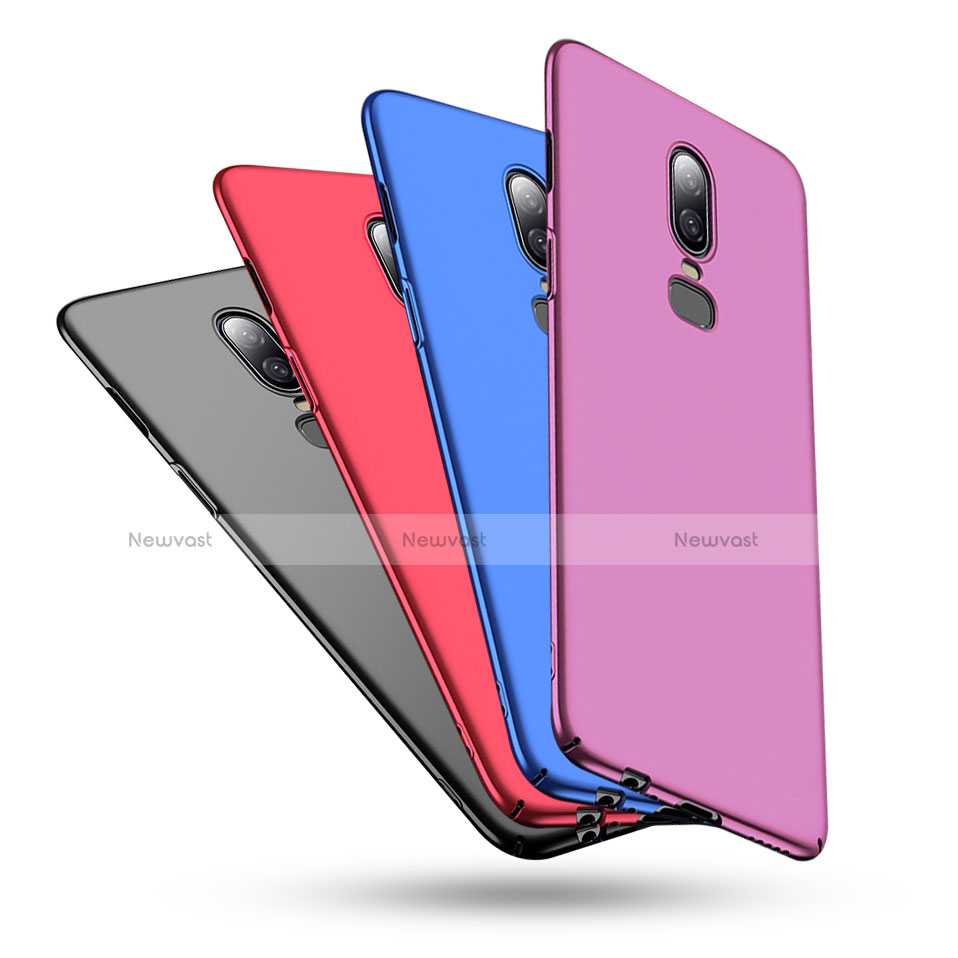 Hard Rigid Plastic Matte Finish Case Back Cover M01 for OnePlus 6