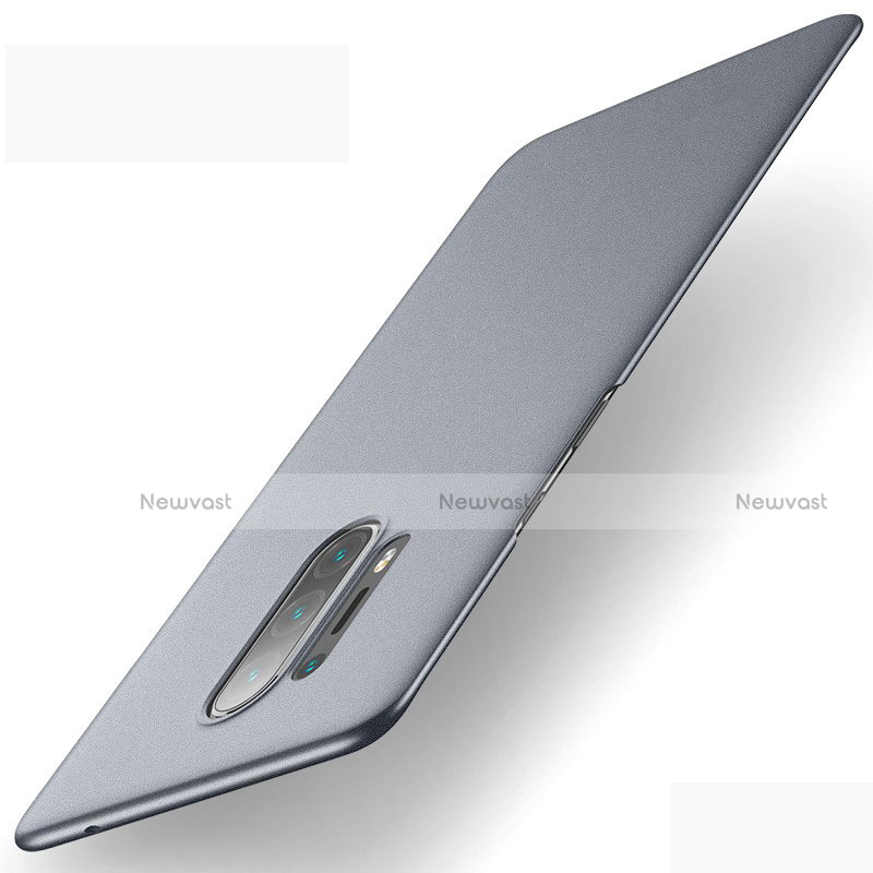 Hard Rigid Plastic Matte Finish Case Back Cover M01 for OnePlus 8 Pro Gray