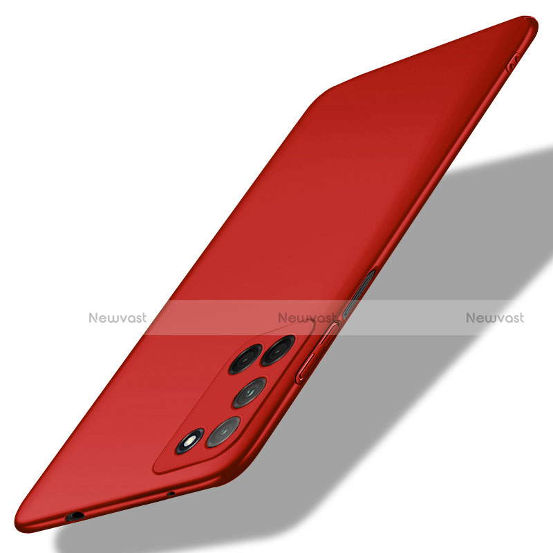 Hard Rigid Plastic Matte Finish Case Back Cover M01 for Oppo A52 Red