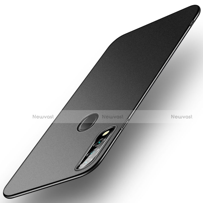 Hard Rigid Plastic Matte Finish Case Back Cover M01 for Oppo A8 Black