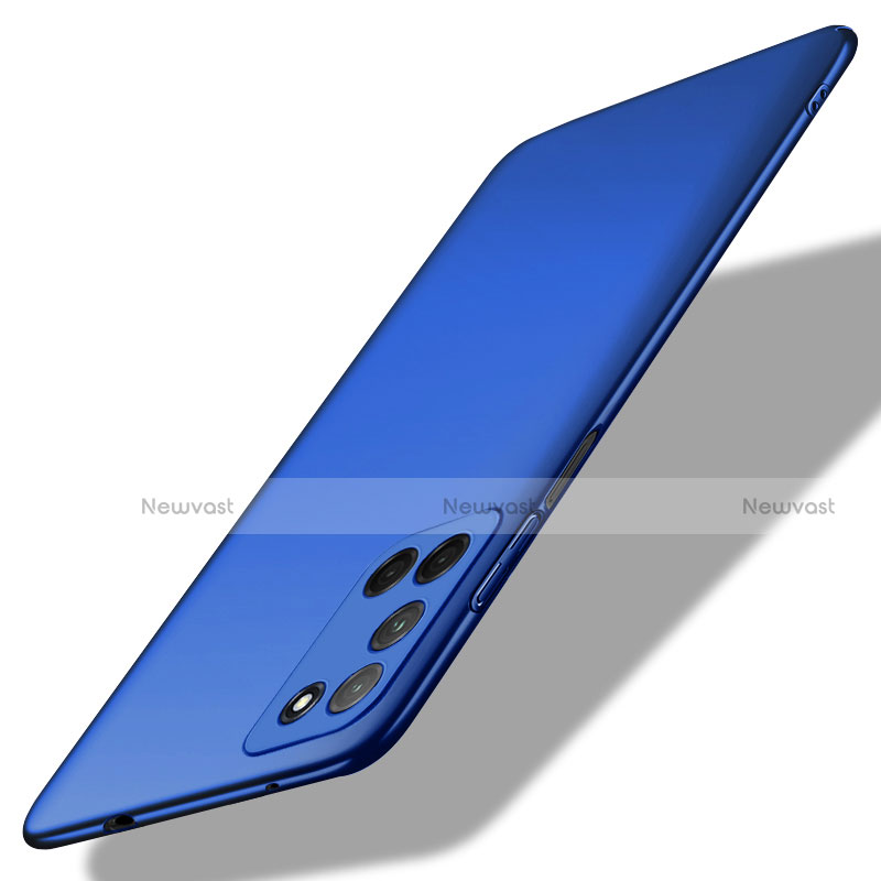 Hard Rigid Plastic Matte Finish Case Back Cover M01 for Oppo A92 Blue