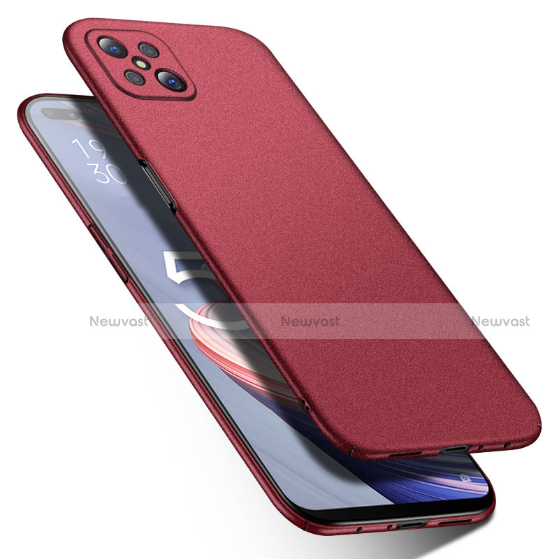 Hard Rigid Plastic Matte Finish Case Back Cover M01 for Oppo A92s 5G