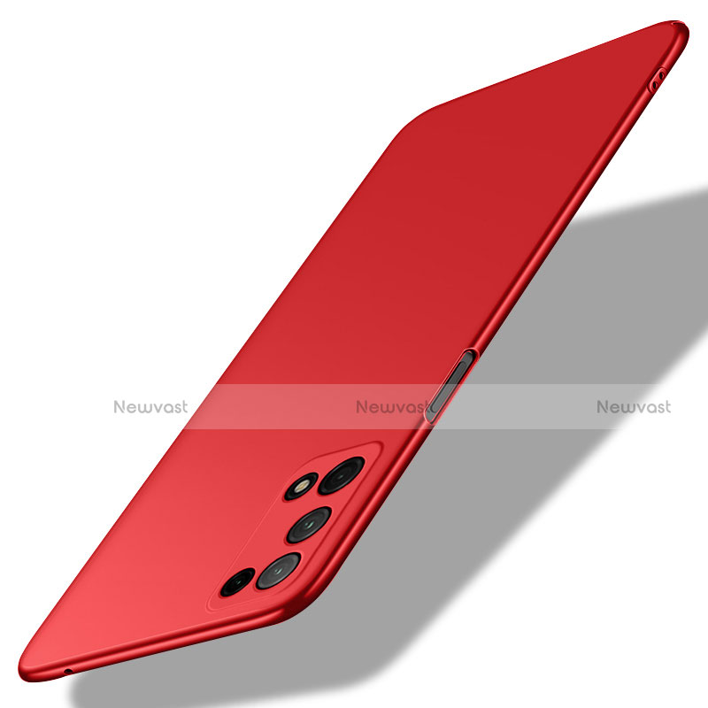 Hard Rigid Plastic Matte Finish Case Back Cover M01 for Oppo K7x 5G Red