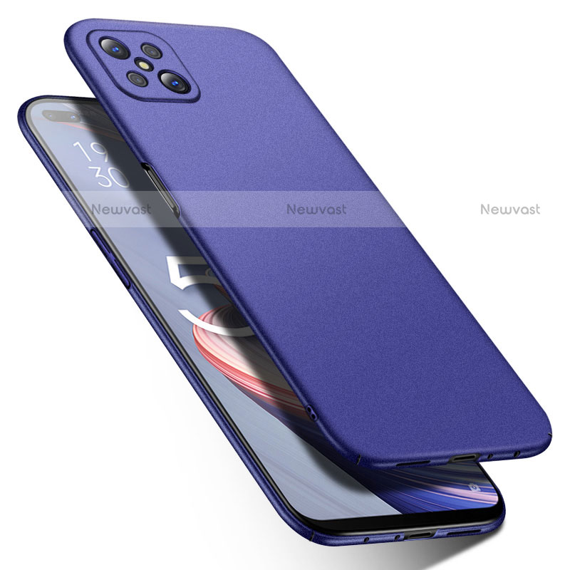 Hard Rigid Plastic Matte Finish Case Back Cover M01 for Oppo Reno4 Z 5G