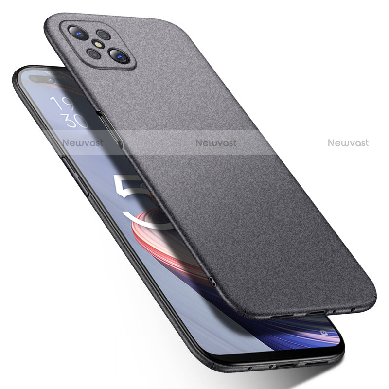 Hard Rigid Plastic Matte Finish Case Back Cover M01 for Oppo Reno4 Z 5G