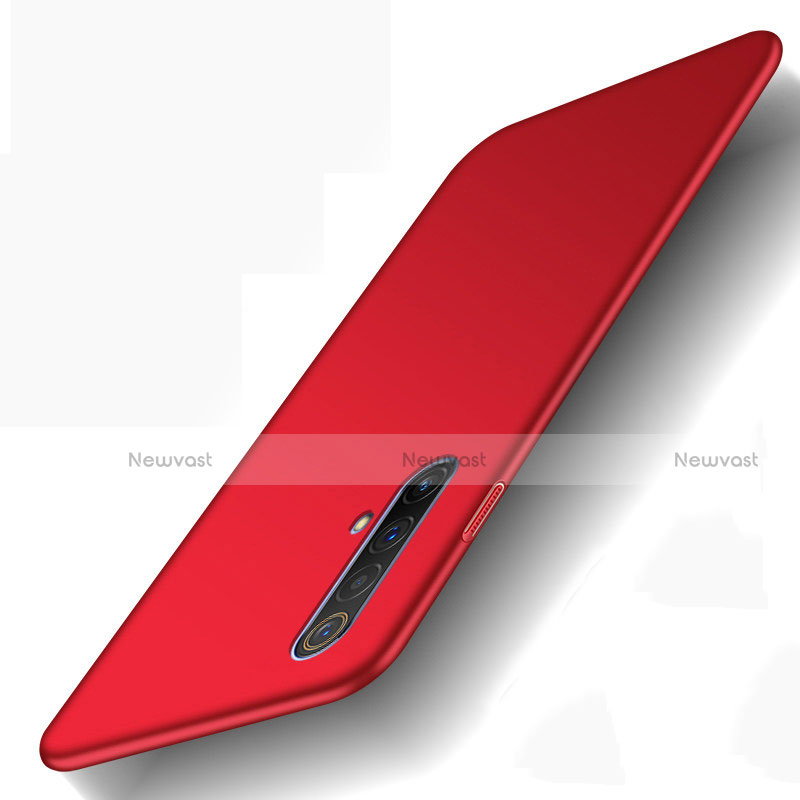 Hard Rigid Plastic Matte Finish Case Back Cover M01 for Realme X50 5G Red