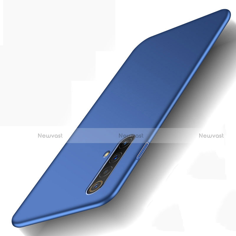 Hard Rigid Plastic Matte Finish Case Back Cover M01 for Realme X50m 5G Blue