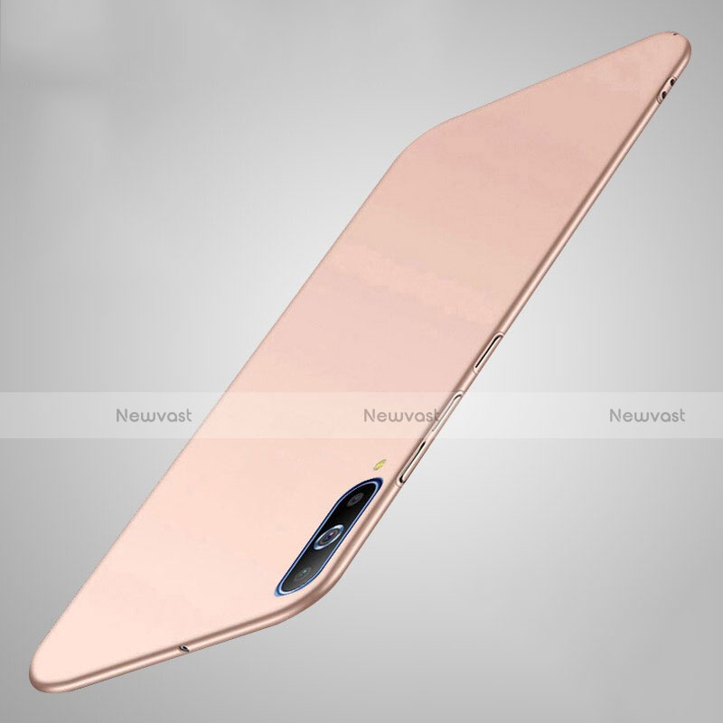 Hard Rigid Plastic Matte Finish Case Back Cover M01 for Samsung Galaxy A70 Rose Gold