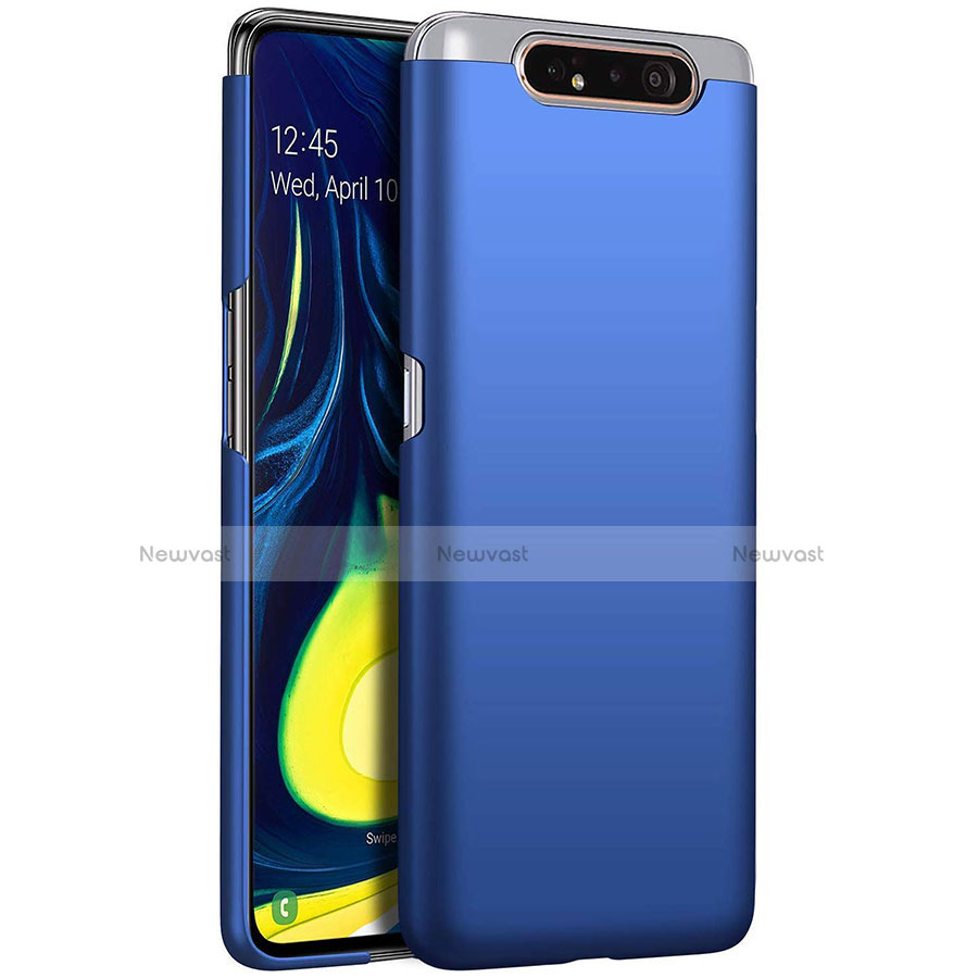 Hard Rigid Plastic Matte Finish Case Back Cover M01 for Samsung Galaxy A80 Blue