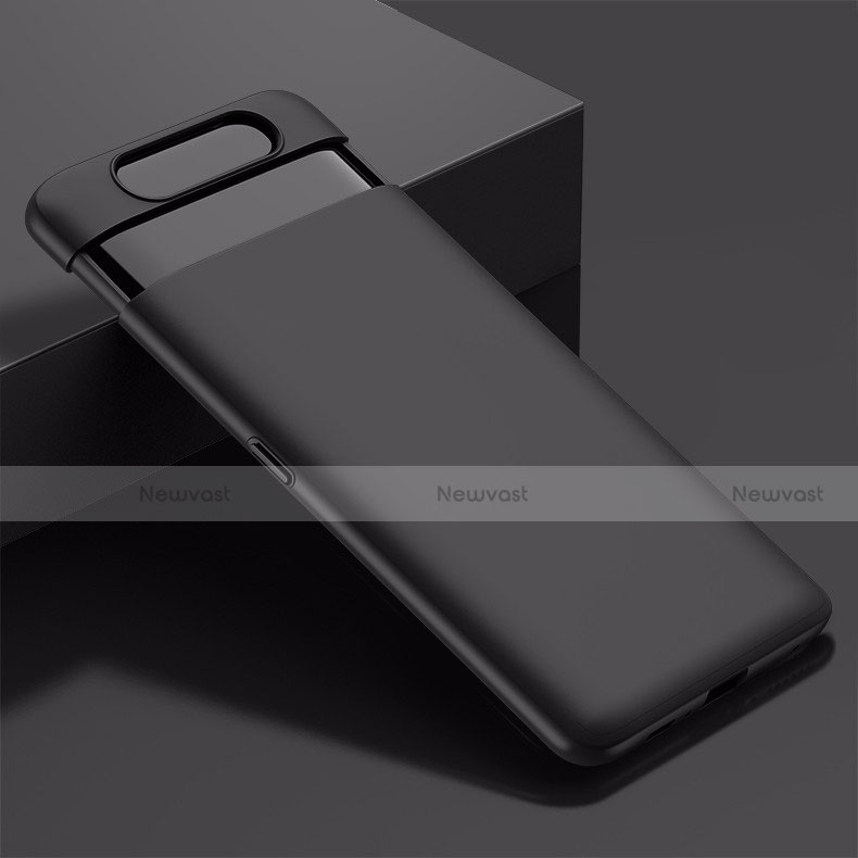 Hard Rigid Plastic Matte Finish Case Back Cover M01 for Samsung Galaxy A90 4G Black