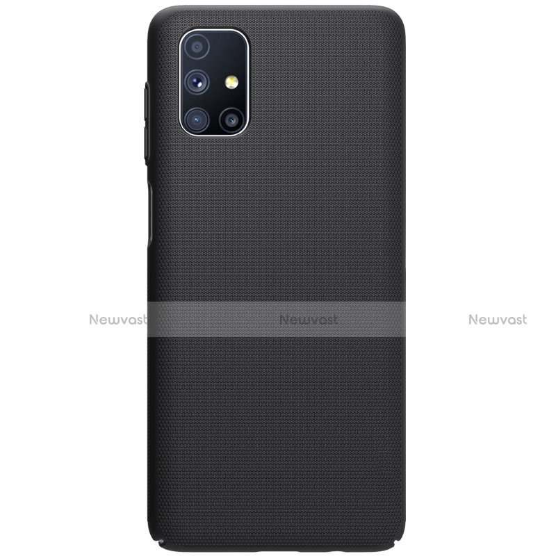 Hard Rigid Plastic Matte Finish Case Back Cover M01 for Samsung Galaxy M51 Black