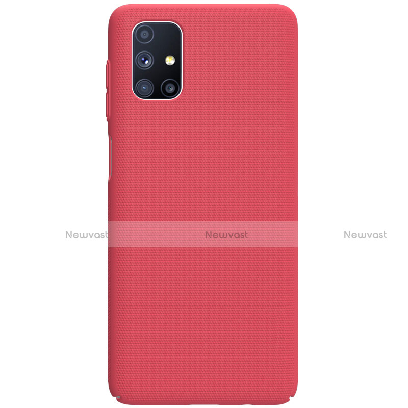 Hard Rigid Plastic Matte Finish Case Back Cover M01 for Samsung Galaxy M51 Red
