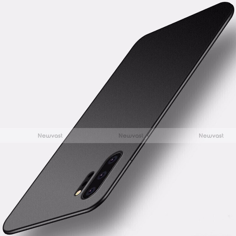 Hard Rigid Plastic Matte Finish Case Back Cover M01 for Samsung Galaxy Note 10 Plus 5G Black