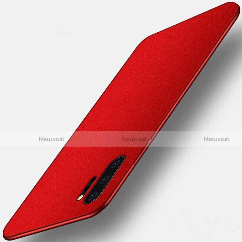 Hard Rigid Plastic Matte Finish Case Back Cover M01 for Samsung Galaxy Note 10 Plus 5G Red