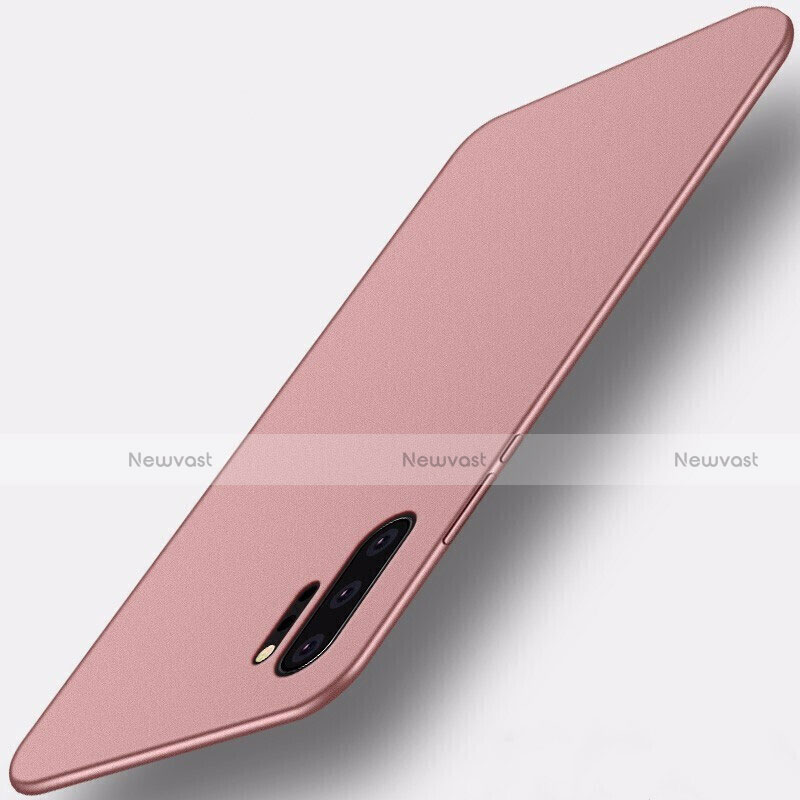 Hard Rigid Plastic Matte Finish Case Back Cover M01 for Samsung Galaxy Note 10 Plus 5G Rose Gold