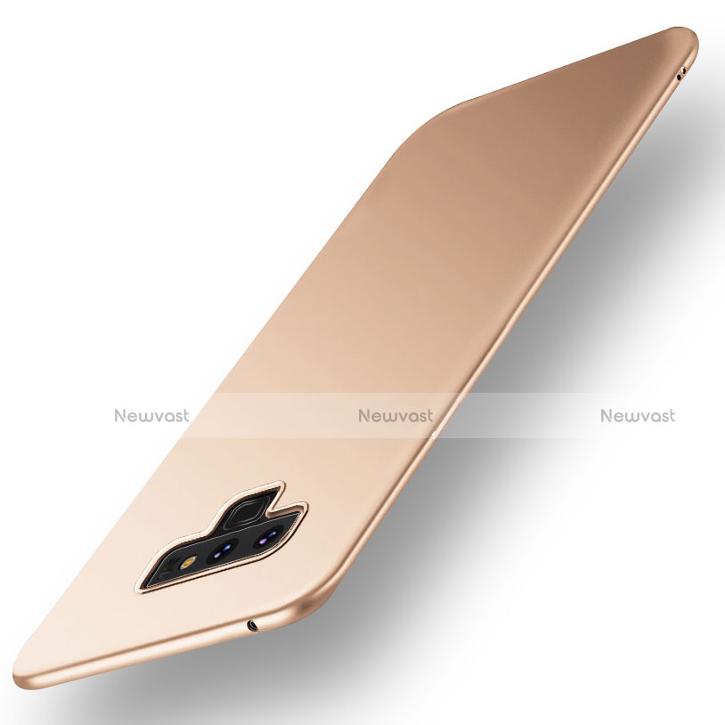 Hard Rigid Plastic Matte Finish Case Back Cover M01 for Samsung Galaxy Note 9 Gold