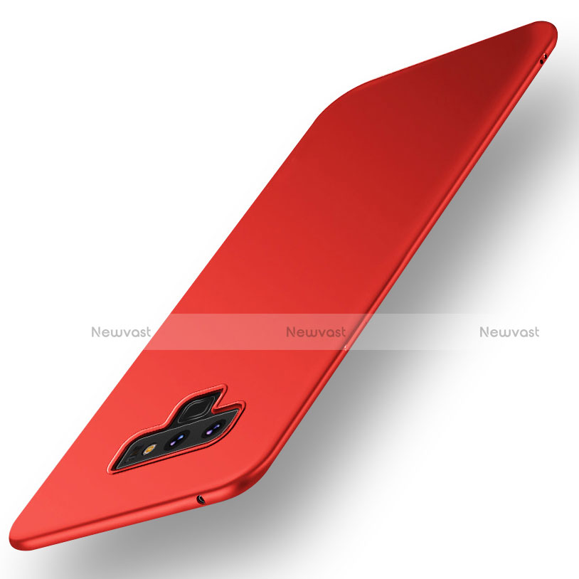 Hard Rigid Plastic Matte Finish Case Back Cover M01 for Samsung Galaxy Note 9 Red