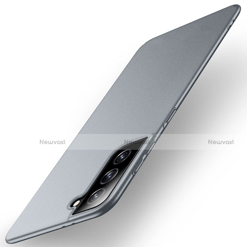 Hard Rigid Plastic Matte Finish Case Back Cover M01 for Samsung Galaxy S21 5G Gray