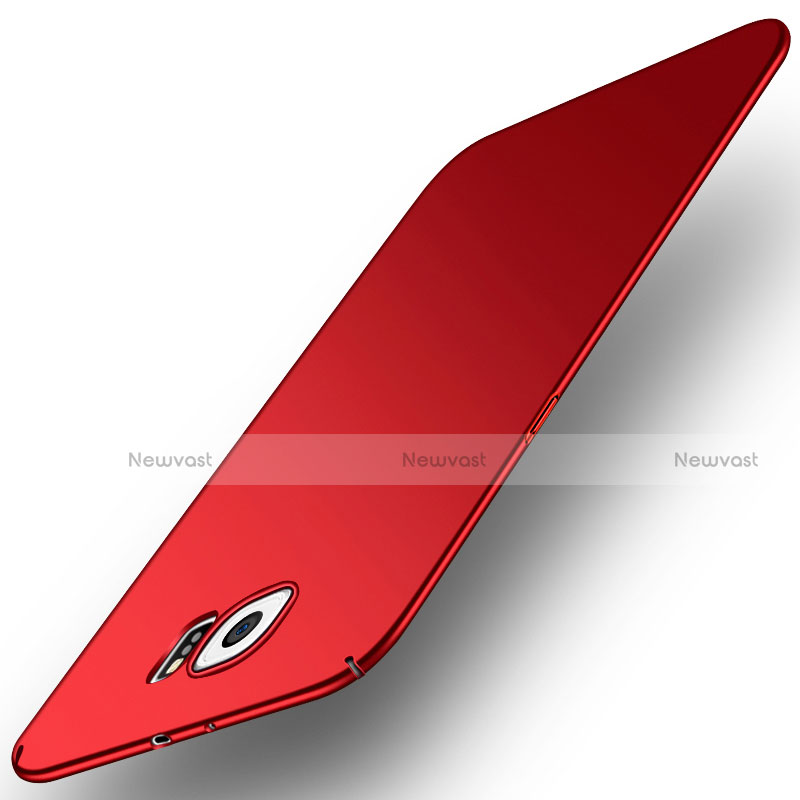 Hard Rigid Plastic Matte Finish Case Back Cover M01 for Samsung Galaxy S6 SM-G920 Red