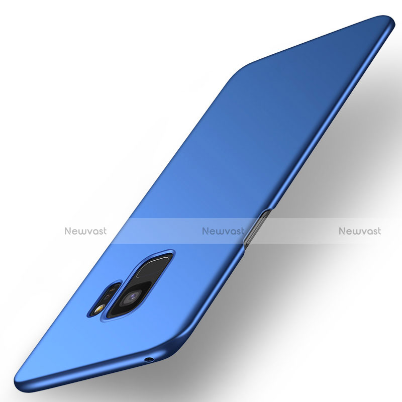 Hard Rigid Plastic Matte Finish Case Back Cover M01 for Samsung Galaxy S9 Blue