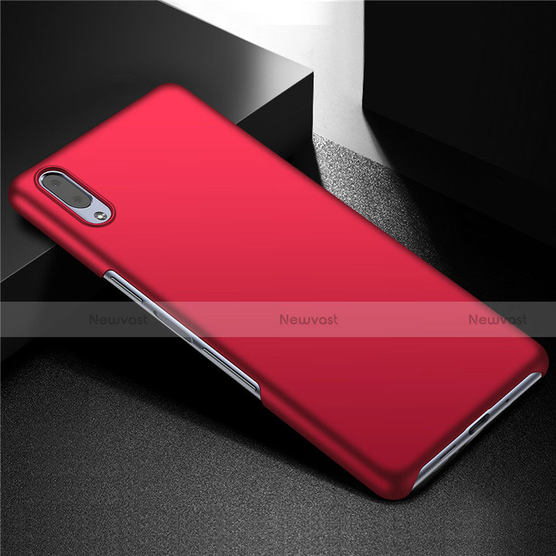 Hard Rigid Plastic Matte Finish Case Back Cover M01 for Sony Xperia L3 Red