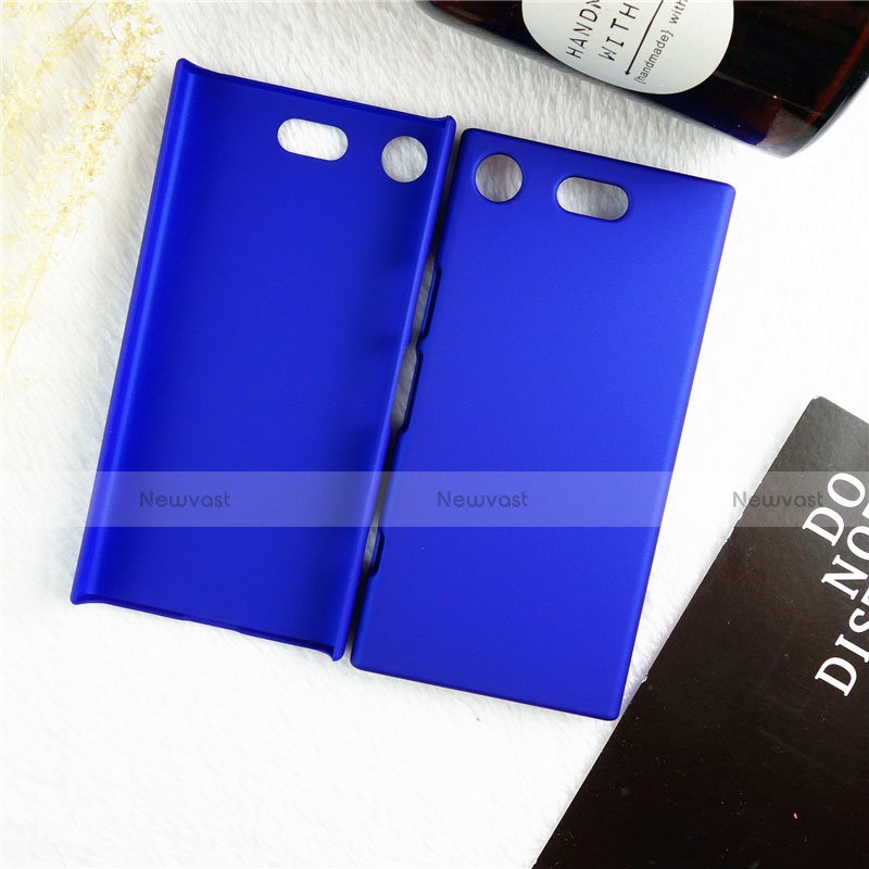 Hard Rigid Plastic Matte Finish Case Back Cover M01 for Sony Xperia XZ1 Compact Blue