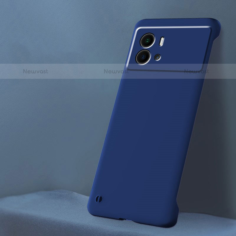 Hard Rigid Plastic Matte Finish Case Back Cover M01 for Vivo iQOO 9 Pro 5G Blue
