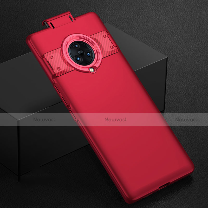 Hard Rigid Plastic Matte Finish Case Back Cover M01 for Vivo Nex 3 5G Red