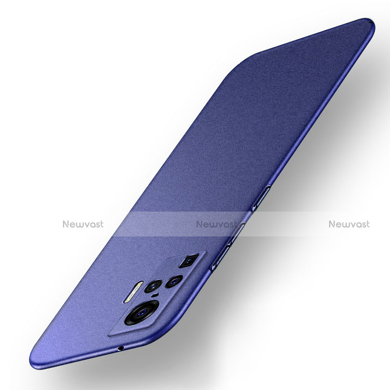 Hard Rigid Plastic Matte Finish Case Back Cover M01 for Vivo X51 5G Blue