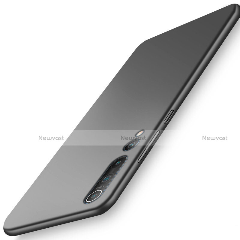 Hard Rigid Plastic Matte Finish Case Back Cover M01 for Xiaomi Mi 10 Pro Black