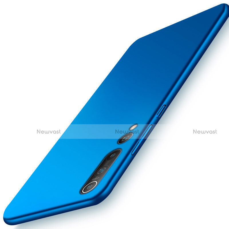 Hard Rigid Plastic Matte Finish Case Back Cover M01 for Xiaomi Mi 10 Pro Blue