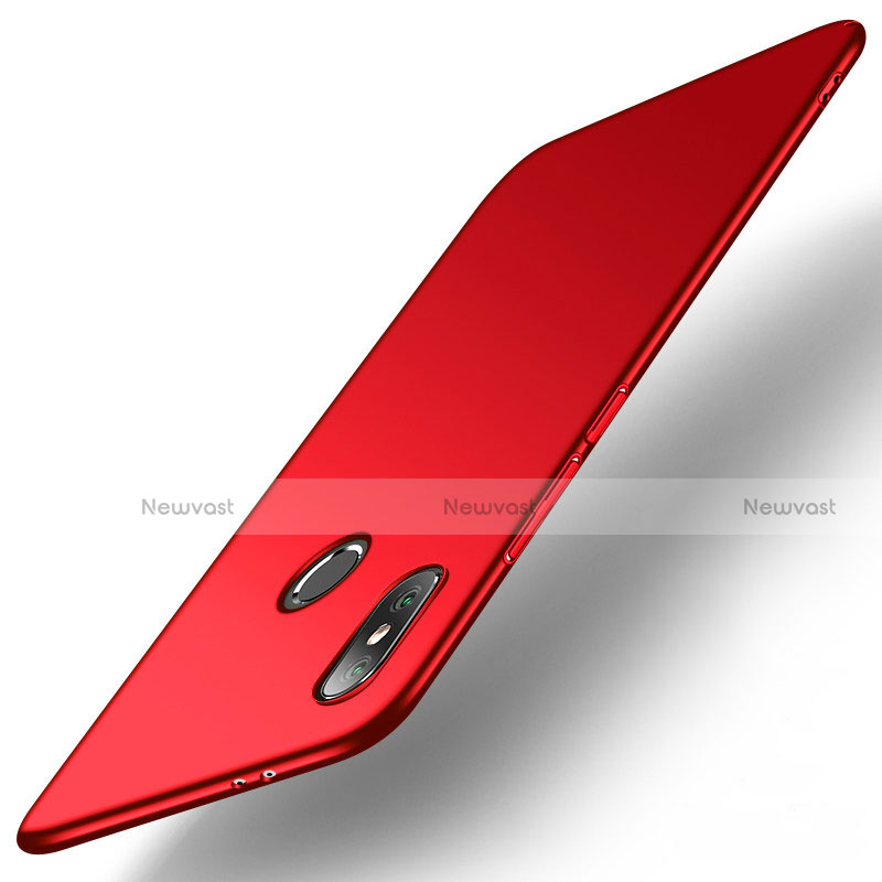 Hard Rigid Plastic Matte Finish Case Back Cover M01 for Xiaomi Mi 6X Red
