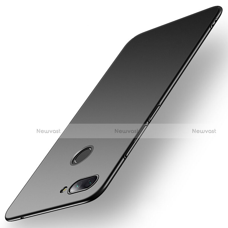 Hard Rigid Plastic Matte Finish Case Back Cover M01 for Xiaomi Mi 8 Lite Black