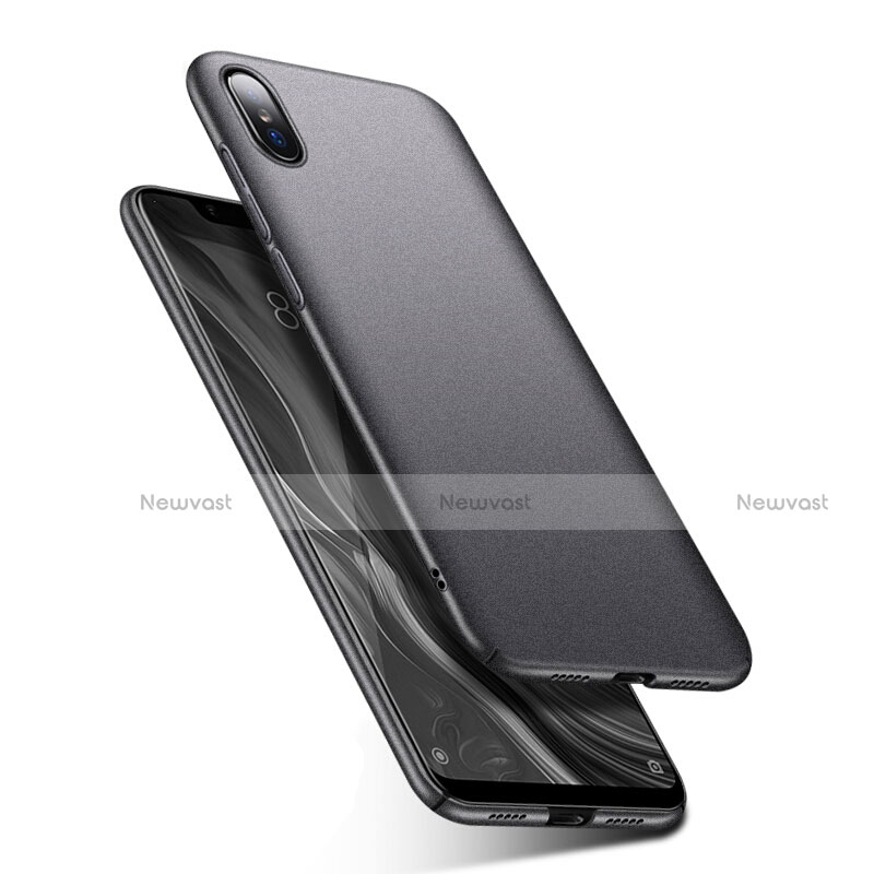 Hard Rigid Plastic Matte Finish Case Back Cover M01 for Xiaomi Mi 8 Screen Fingerprint Edition Gray