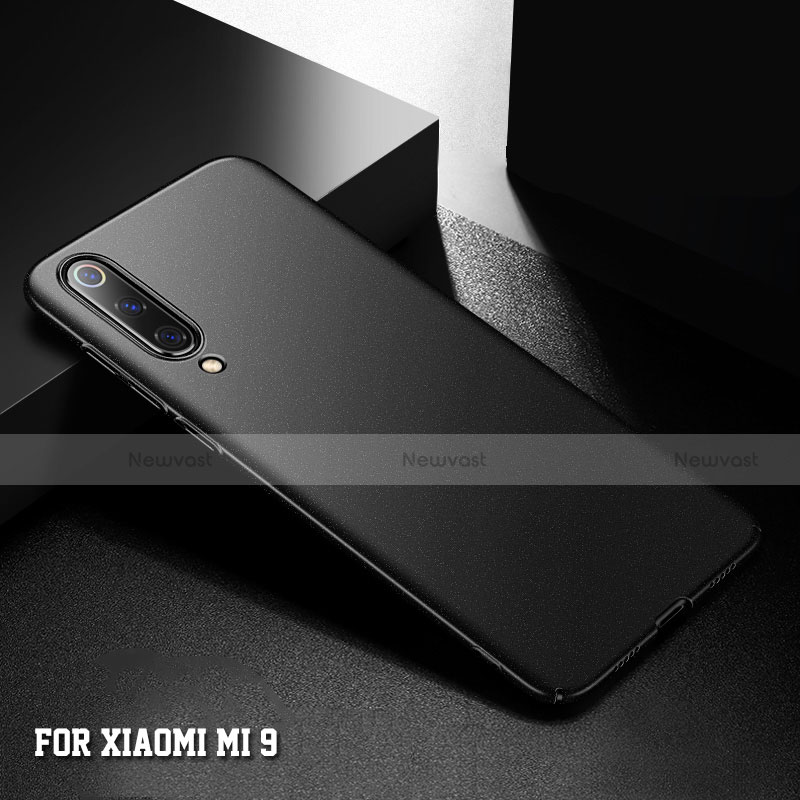 Hard Rigid Plastic Matte Finish Case Back Cover M01 for Xiaomi Mi 9 Pro 5G Black