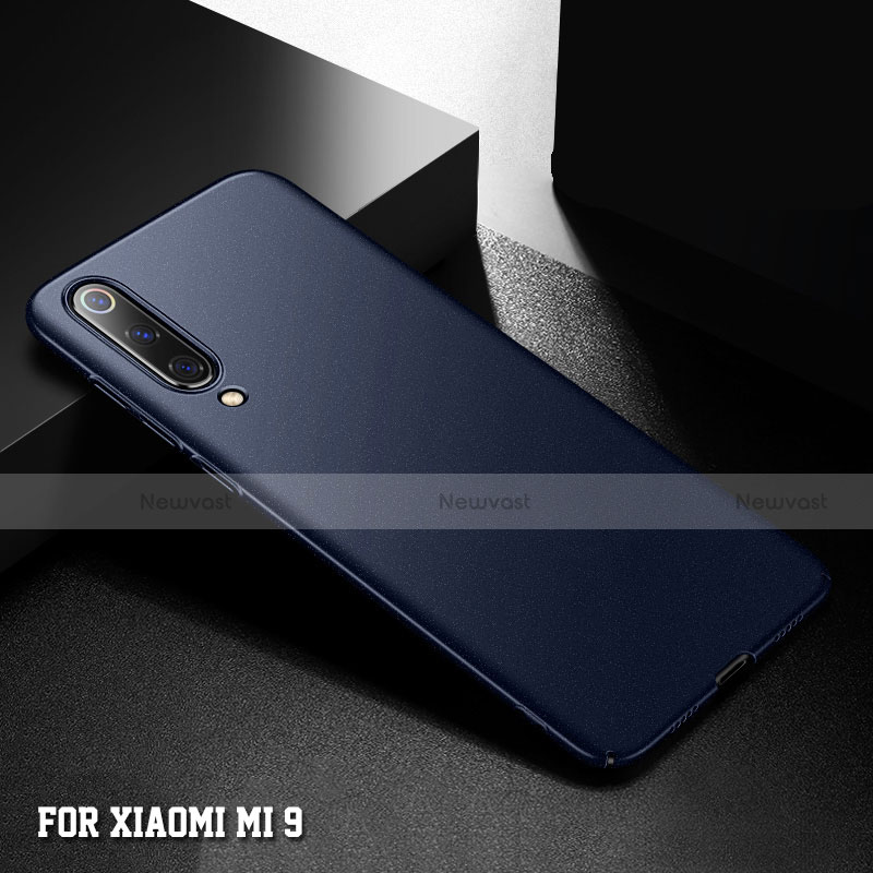 Hard Rigid Plastic Matte Finish Case Back Cover M01 for Xiaomi Mi 9 Pro 5G Blue