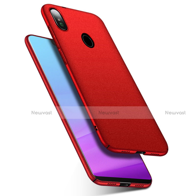 Hard Rigid Plastic Matte Finish Case Back Cover M01 for Xiaomi Mi A2 Lite Red