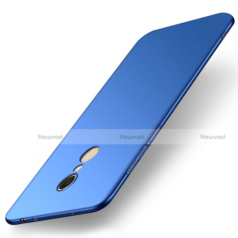 Hard Rigid Plastic Matte Finish Case Back Cover M01 for Xiaomi Redmi 5 Blue