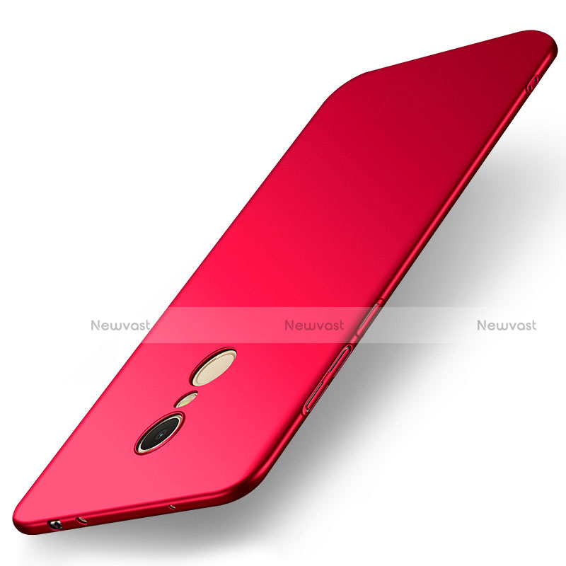 Hard Rigid Plastic Matte Finish Case Back Cover M01 for Xiaomi Redmi 5 Red