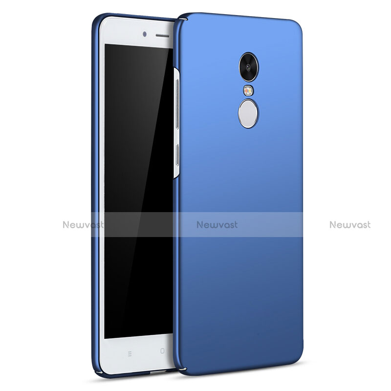 Hard Rigid Plastic Matte Finish Case Back Cover M01 for Xiaomi Redmi Note 4 Standard Edition Blue