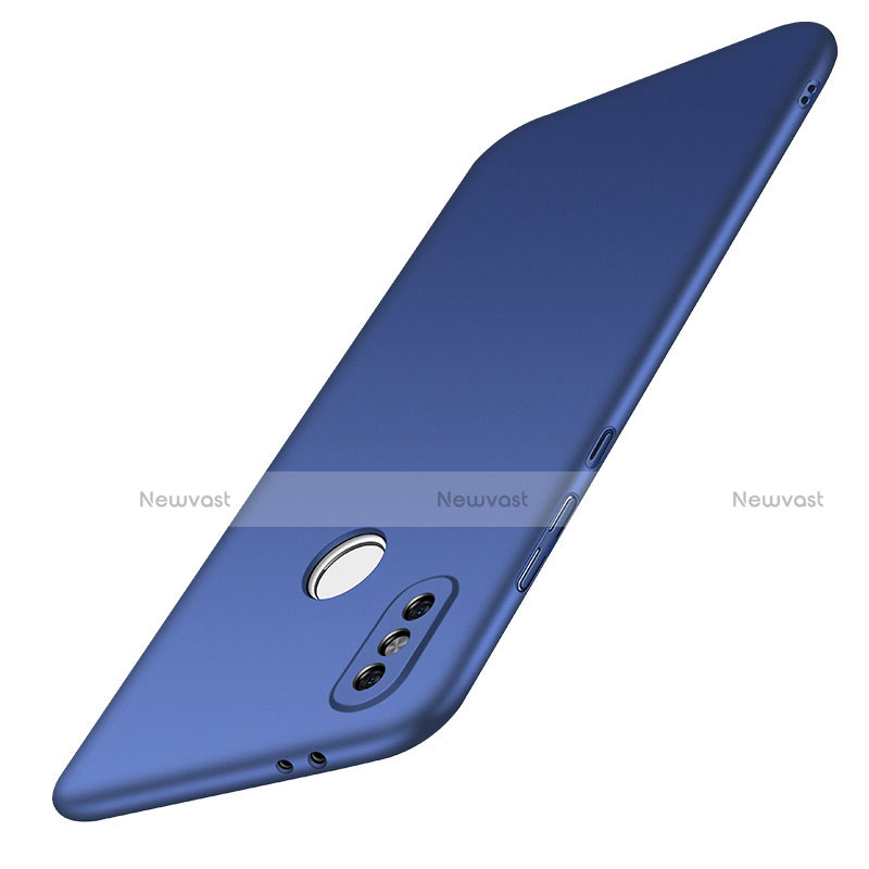 Hard Rigid Plastic Matte Finish Case Back Cover M01 for Xiaomi Redmi Note 5 Blue