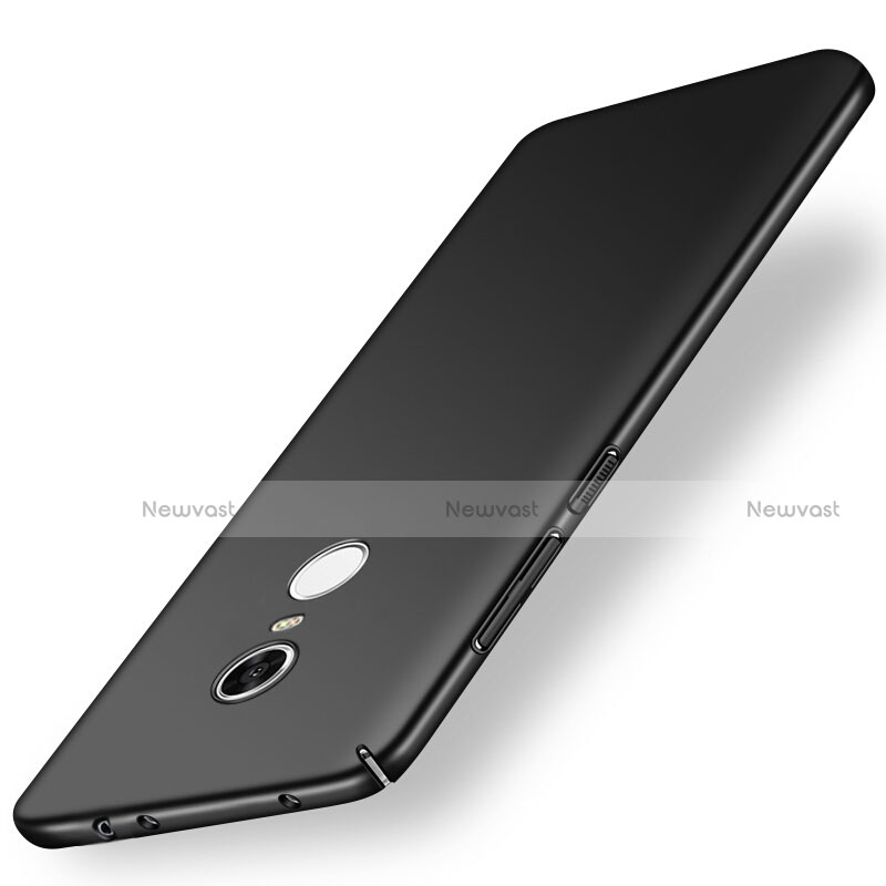 Hard Rigid Plastic Matte Finish Case Back Cover M01 for Xiaomi Redmi Note 5 Indian Version Black