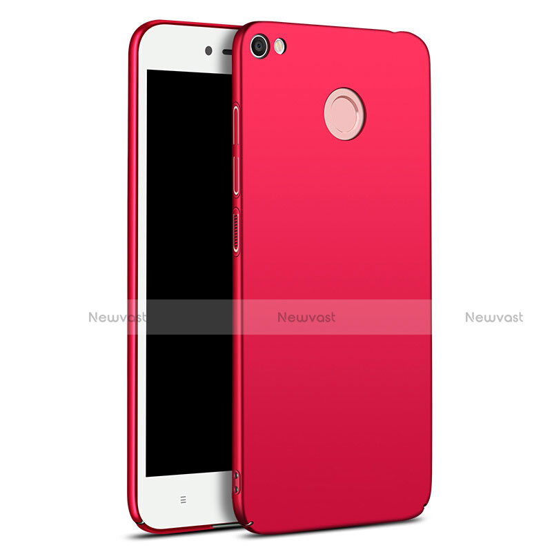 Hard Rigid Plastic Matte Finish Case Back Cover M01 for Xiaomi Redmi Note 5A Prime Red