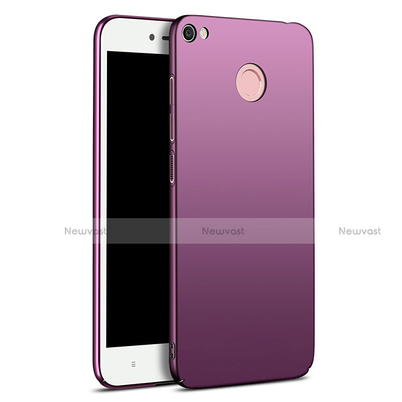 Hard Rigid Plastic Matte Finish Case Back Cover M01 for Xiaomi Redmi Note 5A Pro Purple