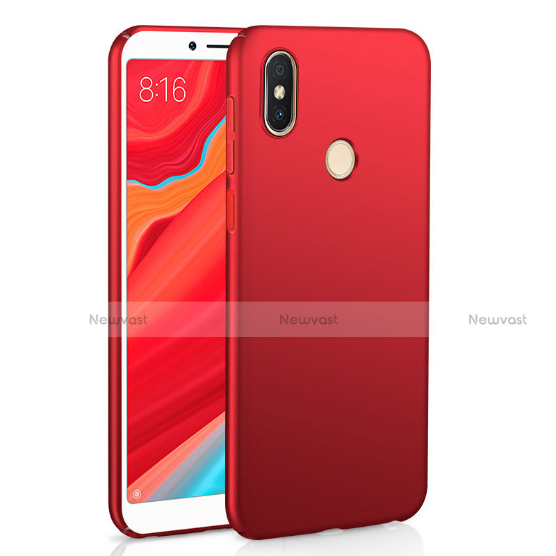 Hard Rigid Plastic Matte Finish Case Back Cover M01 for Xiaomi Redmi Y2 Red