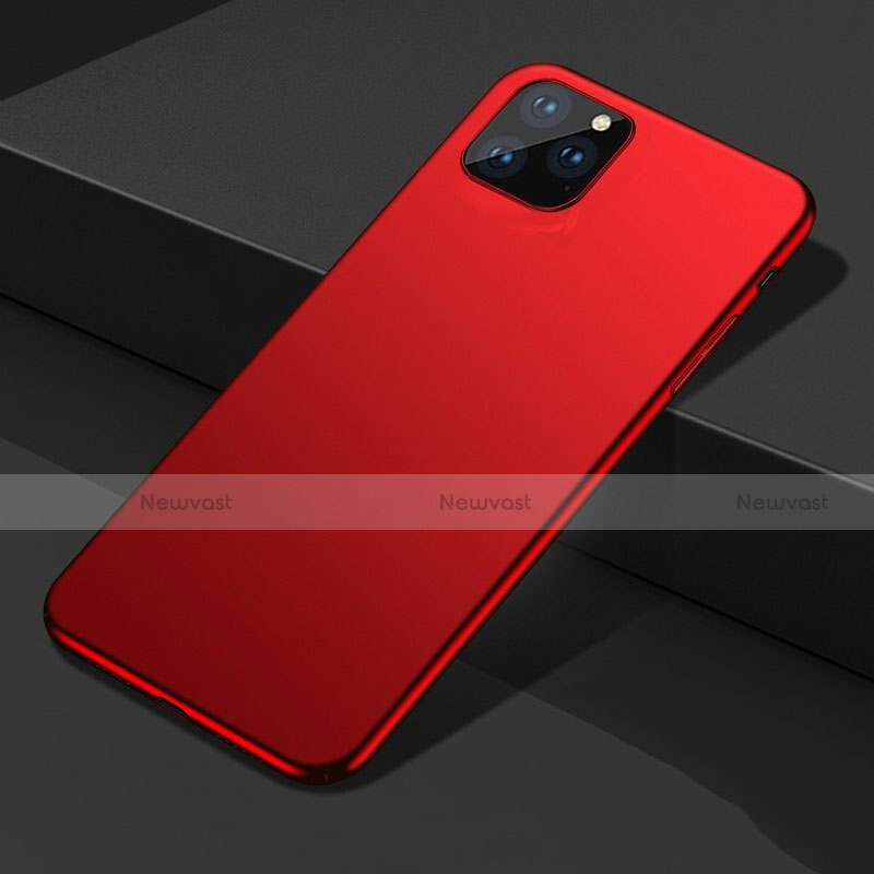 Hard Rigid Plastic Matte Finish Case Back Cover M02 for Apple iPhone 11 Pro Red