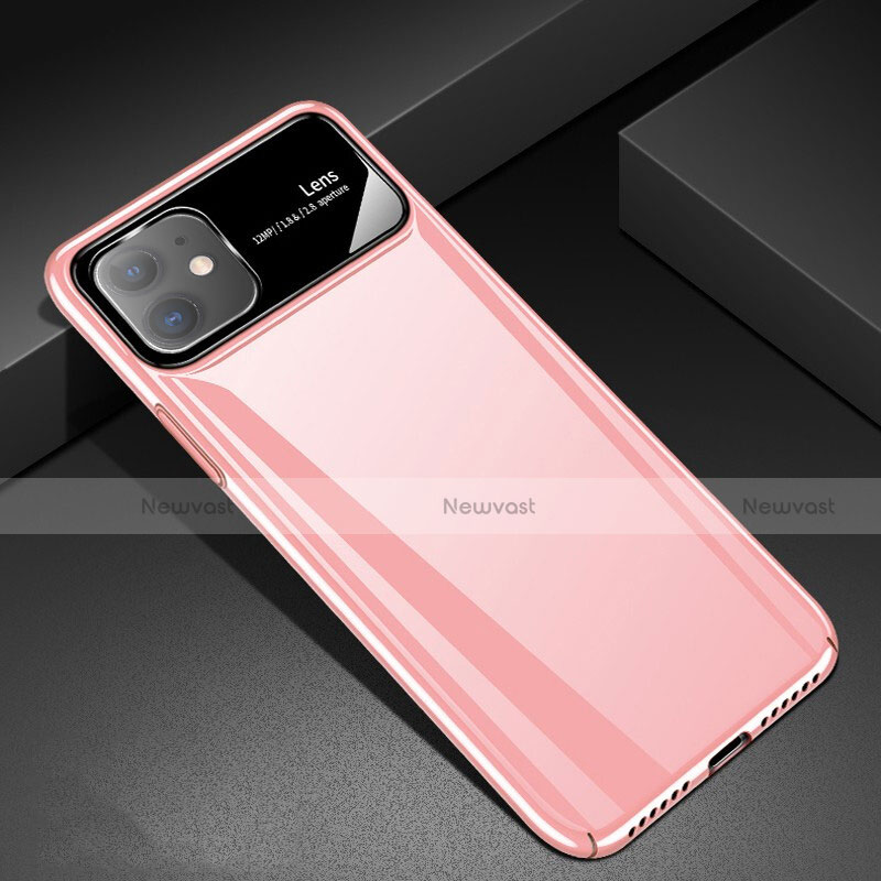 Hard Rigid Plastic Matte Finish Case Back Cover M02 for Apple iPhone 11 Rose Gold