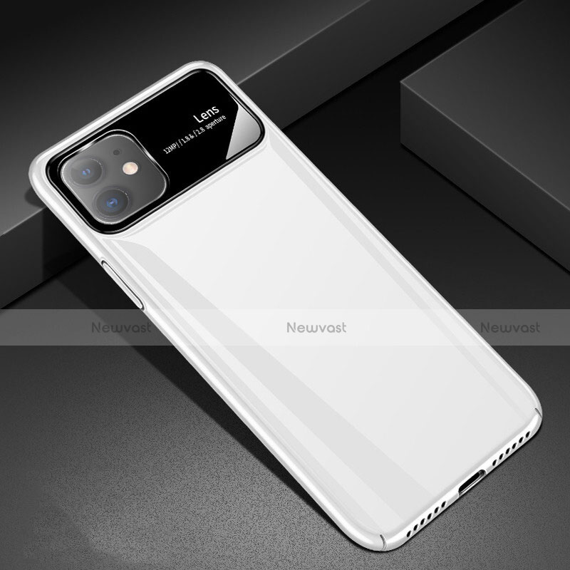 Hard Rigid Plastic Matte Finish Case Back Cover M02 for Apple iPhone 11 White