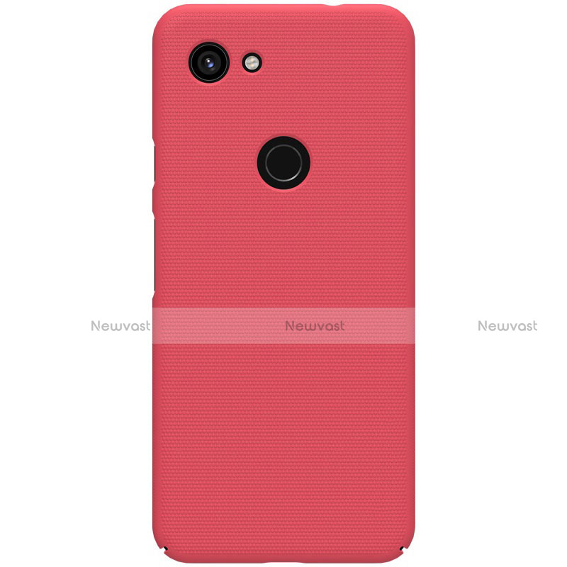 Hard Rigid Plastic Matte Finish Case Back Cover M02 for Google Pixel 3a Red